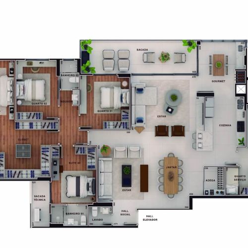 APARTAMENTO 255M