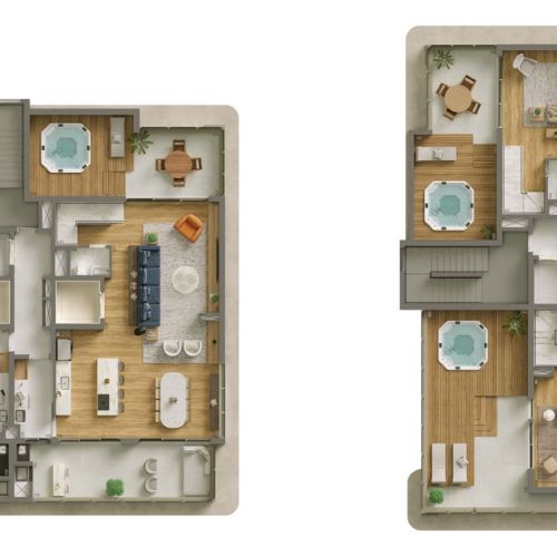 TORRE VERCELLI (direita) e TORRE FONTANILE (esquerda)