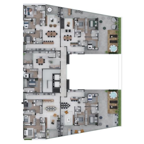 Implantação Gardens