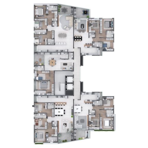 Implantação Apto Tipo