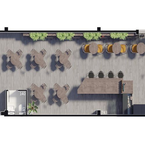 LOJA 3 - Praça Avenida 103,97 m² (Açougue Gourmet)