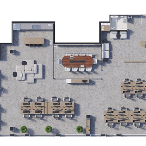 CORPORATIVO - SALA 2 TORRE B - 213,83m² (Salão Corporativo)