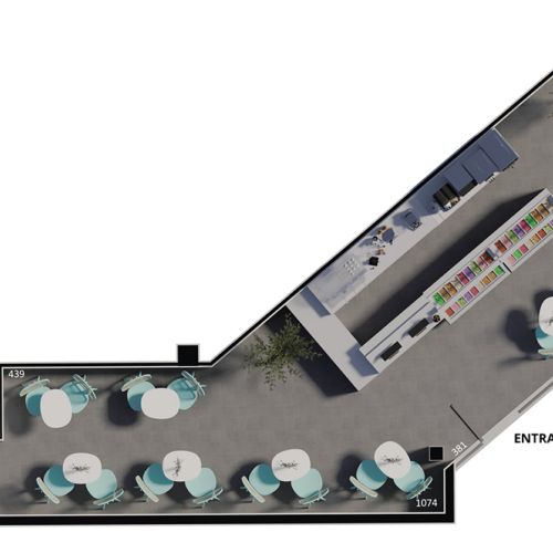 LOJA 11 - Praça Avenida 71,15 m²  (Sorveteria)