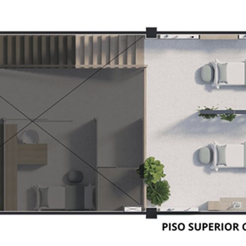 DUPLEX MEZANINO 13 - Paraça Barigui 151,41 m² (SPA Andar Superior)